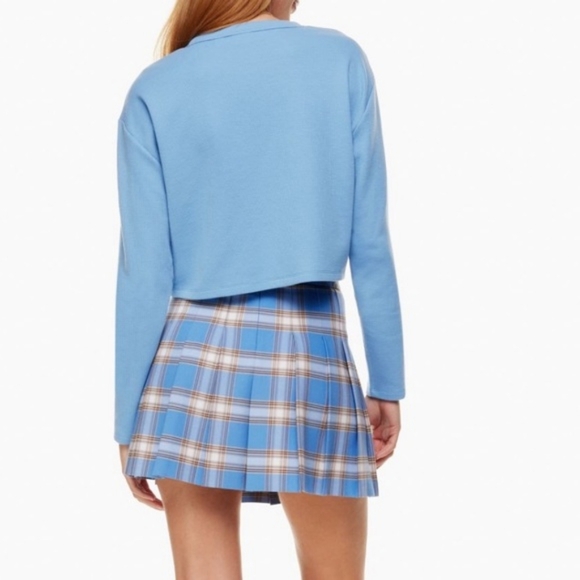 Aritzia Sunday Best Baby Waffle Long sleeve Thermal Top S Fluent Taupe Size S - Picture 8 of 12